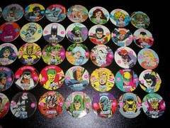 1993 Skybox SkyCaps DC Comics + Batman Complete Set 54 Pogs = 108 Milkcaps Lot