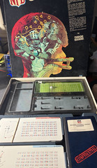 1970 Vtg NFL National Football League Strategy Game by Tudor COMPLETE/w MAGaz AD