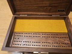 Alex Cramer ‘Cabin Club’ Classic Domino Set with Black Walnut Case – RARE