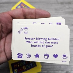 Vintage Hidden Talents Board Game Cards Replacement by Pressman 1994 Cards 180
