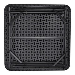 VEVOR Mahjong Table 4 Player Folding Card Table & 4 Cup Holders Chip Trays Black