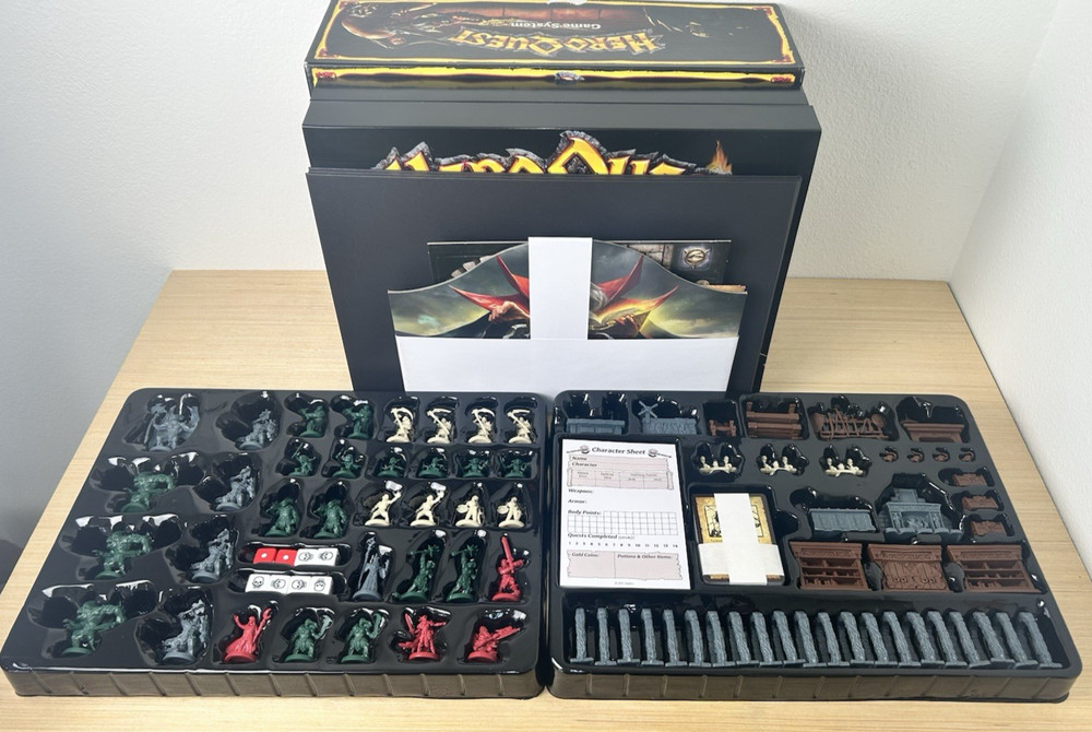 HeroQuest Game System Board Game 2021 Hasbro Fantasy Adventure 70+ Figures