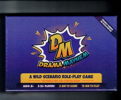 Drama Mayhem, The Original Game, 8+, 3-12 Players, easy to learn, NIB