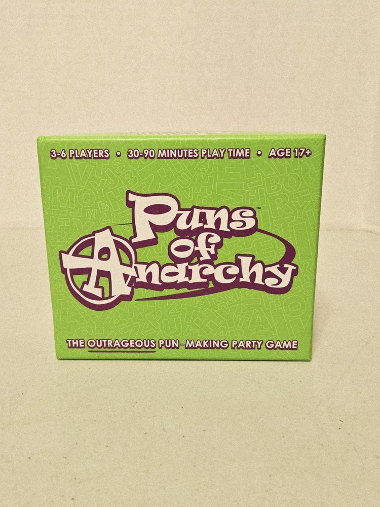 Puns of Anarchy – The Outrageous Pun-Making Party Game – Played Once