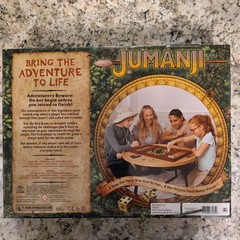 Jumanji The Game Real Wooden Box Edition of the Classic Adventure Game Complete