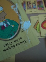 2002 The Simpsons Clue Game Replacement Pieces Characters Cards Dice Score