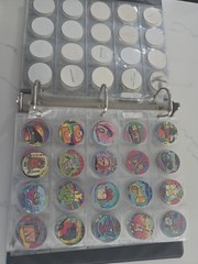 LOT of Vintage 1990’s POGS w/ Binder – 225 Pogs Total!