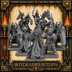 (7) The Witch Lord Returns Quest Pack HeroQuest/D&D Unpainted