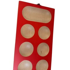 IKEA LATTJO Kalaha Mancala Board Game Kids Unisex OS Wood Red Blue 703.022.40
