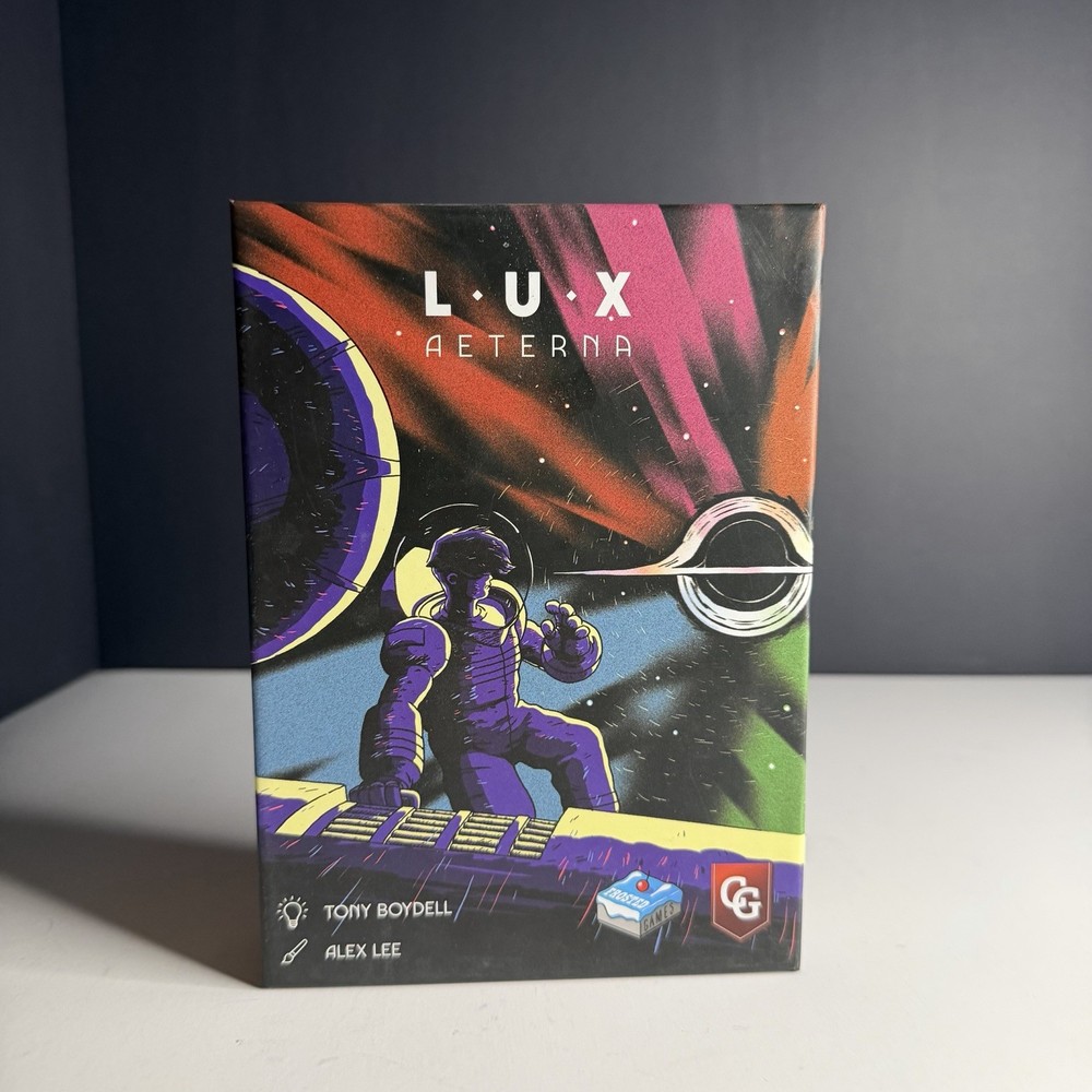 LUX Aeterna Solo Board Game Capstone Games Complete Tony Boydell 2021