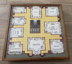 MONOPOLY and Clue Deluxe Vintage 2 in 1 Wood Game Collection Set – see descrip.