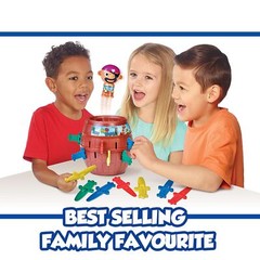 TOMY Pop-Up Pirate Board Game – Fun Family Game Night Activity for Kids Ages 4+