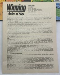 1987 Winning: The Bicycle Race Game by JT West Medias Complete Great Condition