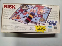 VGC Risk and Castle Risk Board Game 1990 Vintage 2 In 1 Parker Brothers Complete