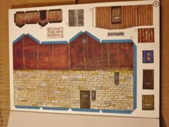 1988 Games Workshop : Warhammer Townscape Card Buildings Scenery Building