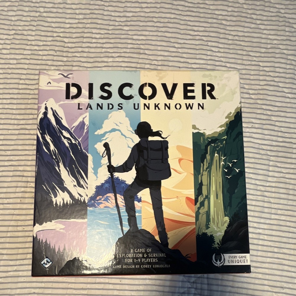 Fantasy Flight Games Discover: Lands Unknown Unique Board Game 1-4 Players