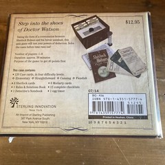 New Sterling Innovation Sherlock Holmes Puzzle Case Detective Game Sealed