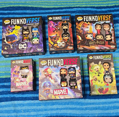 Funko Games FunkoVerse Strategy Game Lot 6 Sets All Sealed Marvel Chase