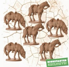 New And Sealed CMON Kickstarter Lone Horse Pack for Zombicide Running Wild