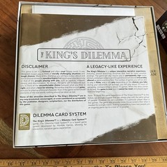 The King’s Dilemma Board Game Edition New NIS by Horrible Guild
