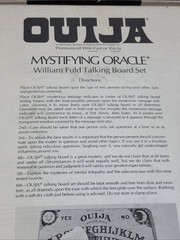 VTG 1972 Ouija Board Game Parker Brothers Bros William Fuld Mystifying Oracle