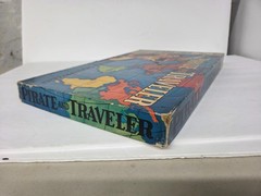 Vintage 1953 Milton Bradley Pirate and Traveler Board Game 4563-D Complete Game