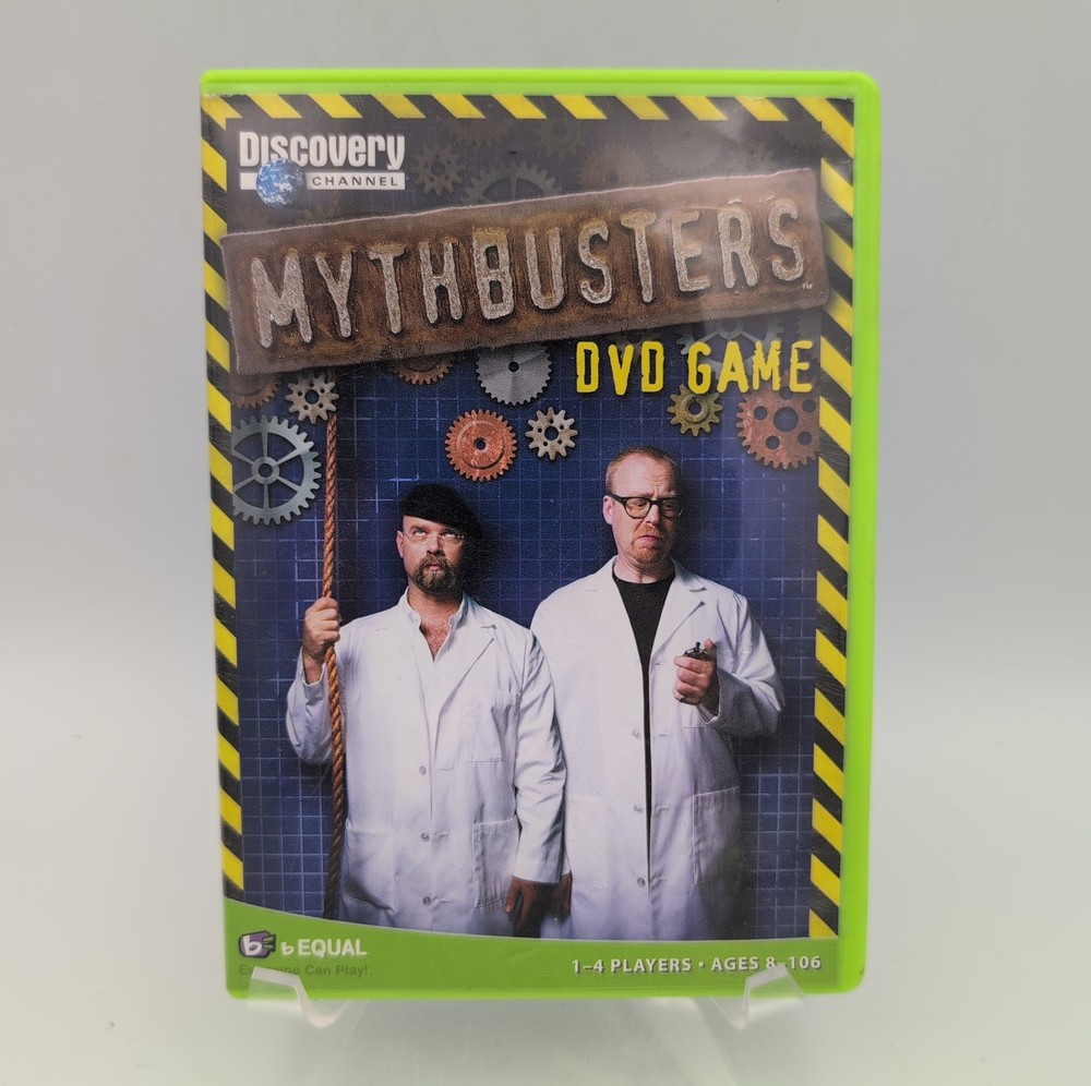 Mythbusters DVD Game Discovery Channel Science Video 1-4 Players Ages 8+ bEQUAL