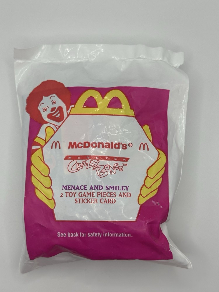 Gogo’s Crazy Bones – New Zealand Variant – Sealed McDonald’s Monster Bones Pack