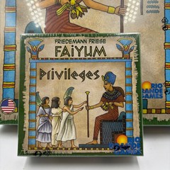 Rio Grande Games Faiyum Board Game & Privileges Expansion New Sealed Bundle