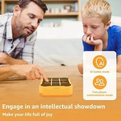 Tic-Tac-Toe Board Multifunctional Electronic Game Montessori Educational Table