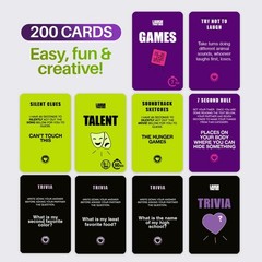 Couples Card Game 200 Cards Talents Games Trivia Fun Date Night Game 2 Players