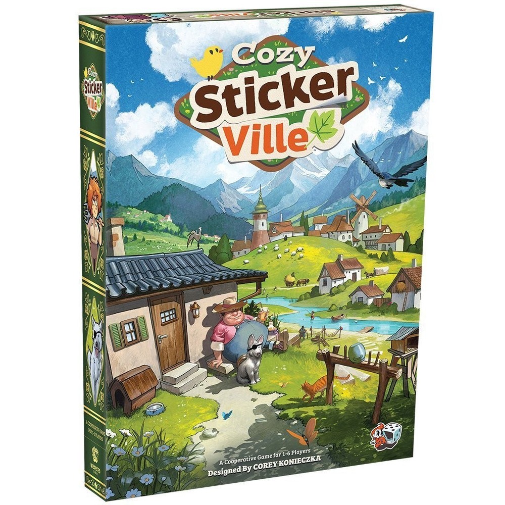 Cozy Stickerville Board Game