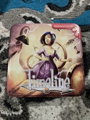 Asmodee Timeline Historical Events Card Game COMPLETE Tin Frederic Henry 8+ 2-8