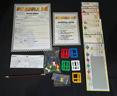 Euro Games Formula DE Motor Car Racing Strategy Board Game Complete