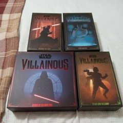 Star Wars Villainous: Power of the Dark Side Board Game w/ 3 Expansions, Sealed!