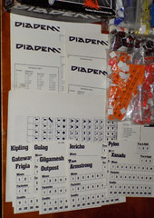 Diadem Fantasy Games Unlimited 1981 Science Fiction Board Game Complete