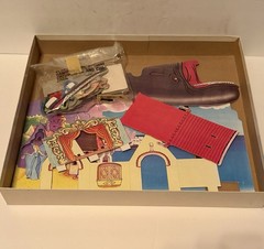 Walt Disney’s Pinocchio Vintage 3D Board Game Milton Bradley Rare #2