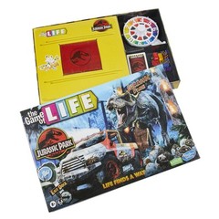 The Game of Life Jurassic Park Edition Family Board Game for Ages 8 and Up