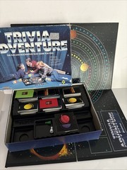 1983 Trivia Adventure Vintage Kids Family Quiz Board Game Pressman
