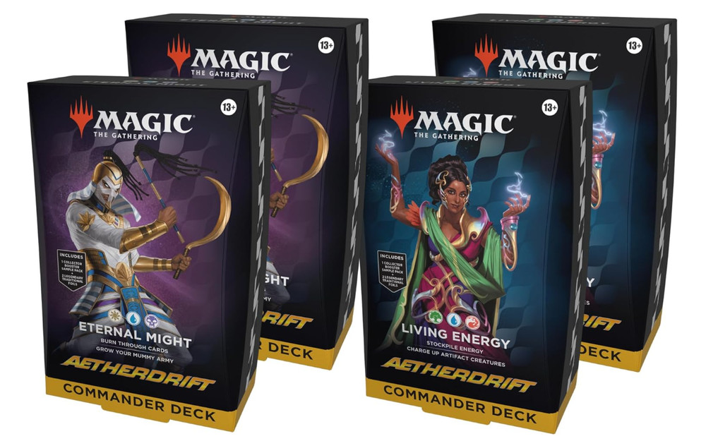 MTG Aetherdrift Commander Deck Bundle(2 Living Energy + 2 Eternal Might)