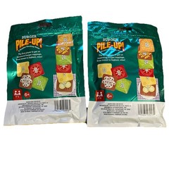 2 BURGER PILE UP Card Games Number Stacking Learning Family Night Fun Sealed