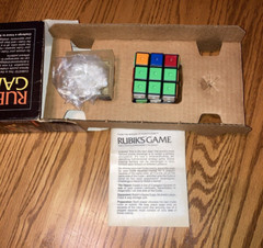 Vintage Rubik’s Cube Game 1982 Ideal Toy Corp Strategy