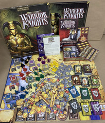LN Mint Warrior Knights Fantasy Flight Board Game With Crown & Glory Expansion
