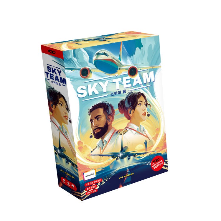Sky Team Board Game Cooperative Mission