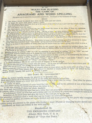 VTG Anagrams No 103 By Embossed Company
