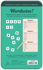 Wordwise Dice Game Vocabulary Party Game Adult Family Game Night Tin Ages 8+