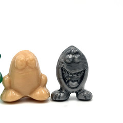 4 Different Classic Eggys Gogos Crazy Bones 1996 Super Eggy Mega Mutant