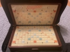 SCRABBLE FOLIO/ TRAVEL EDITION COMPLETE, EXC. COND, 100 TILES/ FREE POSTAGE!!!!!