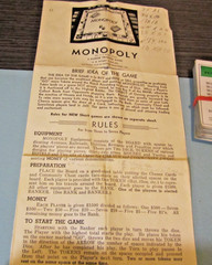 1935 1946 Parker Brothers Black Box Monopoly Board Game Metal Tokens Wood Houses