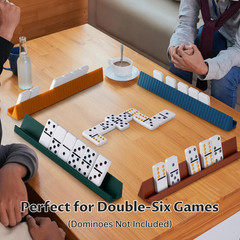 Domino Racks Silicone 4 Pack 10×1.18×1.18 Inches Multi Tilt Anti-Slip Multicolor
